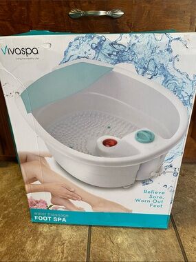 Water Massage Foot Spa Household Health Care Relax VivaSpa Foot Relief